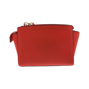 Michael Kors Shoulder Bag 30T3Glmm2L Pvc Red Gold Metal Shoulder Bag Crossbody Logo Women