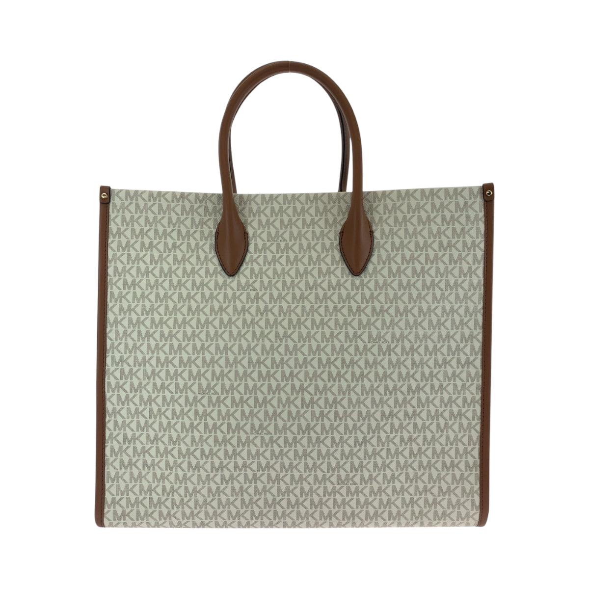 Michael Kors Shoulder Bag Pvc White Brown