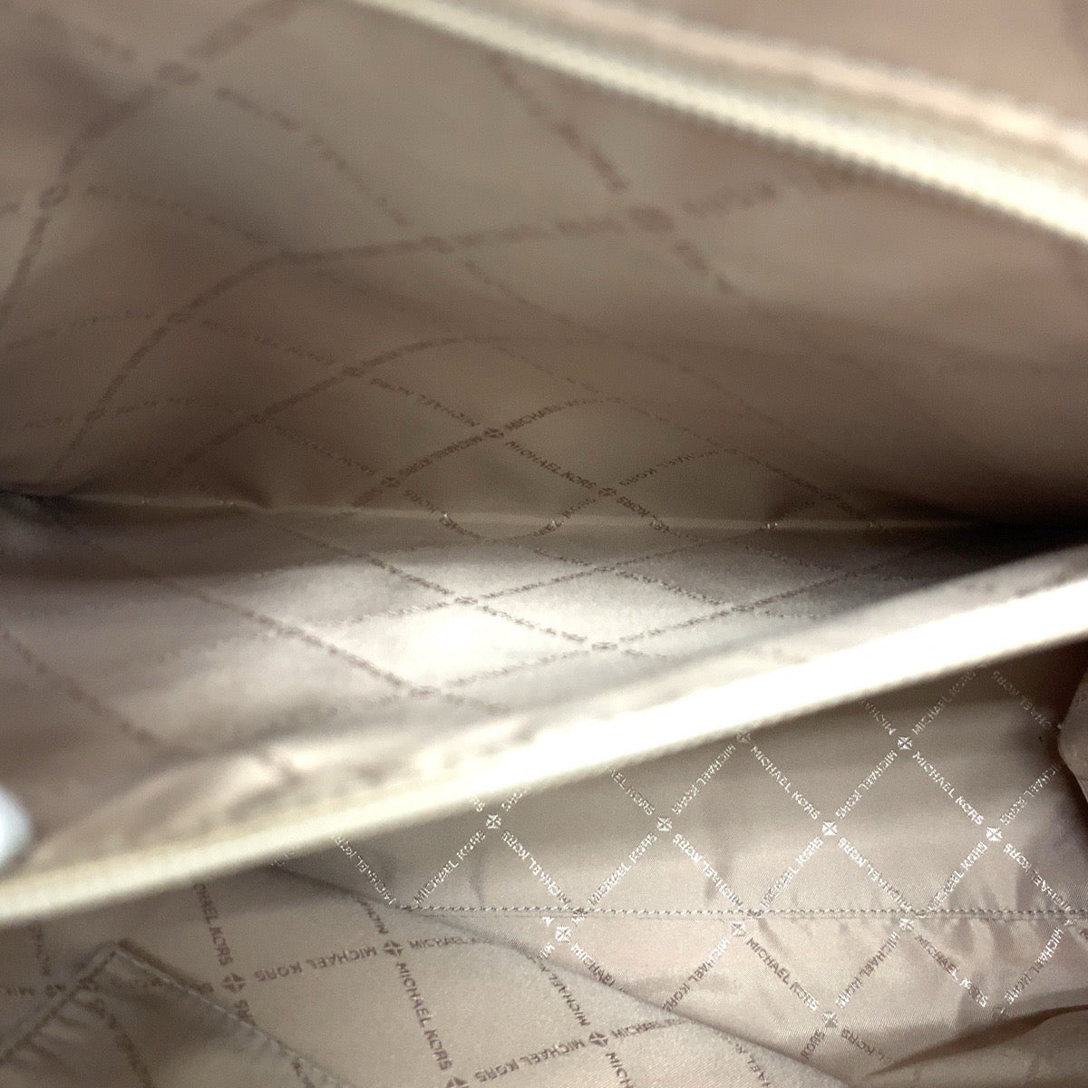 Michael Kors Shoulder Bag Pvc White Brown