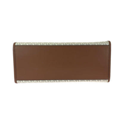 Michael Kors Shoulder Bag Pvc White Brown