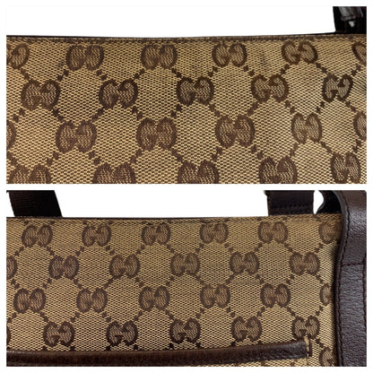 Gucci Shoulder Bag 122793 Gg Canvas Beige Brown Shoulder Bag Pochette Women(Unisex)