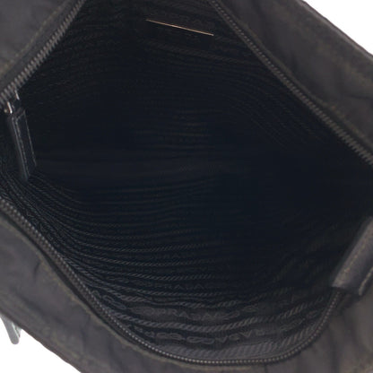Prada Shoulder Bag Va0340 Nylon Black Silvermetal Shoulder Bag Messenger Bag Test Triangle With