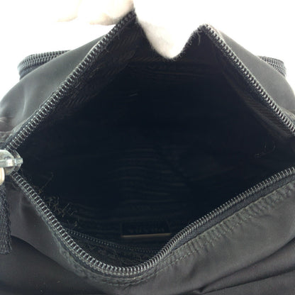 Prada Shoulder Bag Nylon Black Shoulder Bag Messenger Bag Test Triangle With Logo Mens