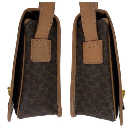 Celine Shoulder Bag Pvc, Leather Brown Crossbody Shoulder Bag Macadam Women