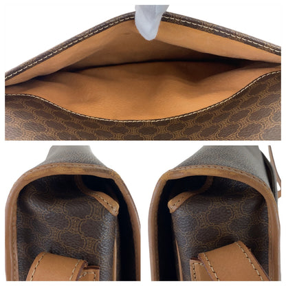 Celine Shoulder Bag Pvc, Leather Brown Crossbody Shoulder Bag Macadam Women