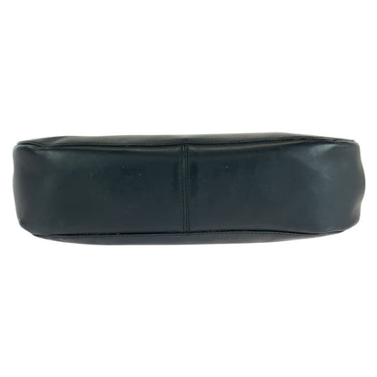 Gucci Shoulder Bag 001 3739 Leather Black Bamboo Women