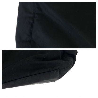 Prada Tote Bag Nylon Black Tote Bag Handbag Test Triangle With Logo Women