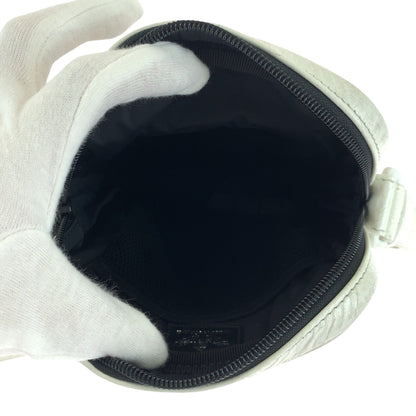 Balenciaga Shoulder Bag 721850 Leather White Black White Metal Shoulder Bag Pochette Adidas