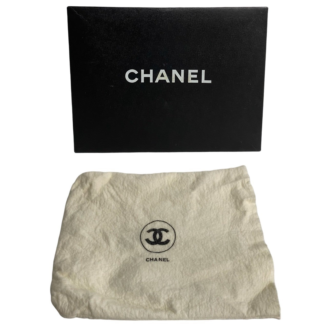 Chanel Shoulder Bag Lambskin Black Coco Mark Fringe Matrasse Women