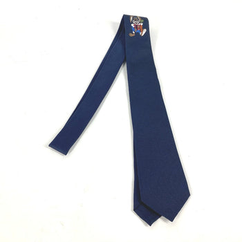 Louis Vuitton Tie M78032 100% Silk Navy Rabbit Animal Cravat Lv Rabbit