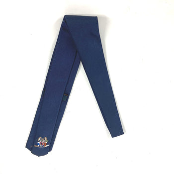 Louis Vuitton Tie M78032 100% Silk Navy Rabbit Animal Cravat Lv Rabbit