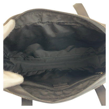 Gucci Shoulder Bag 92729 Gg Canvas, Leather Black Goldmetal Women