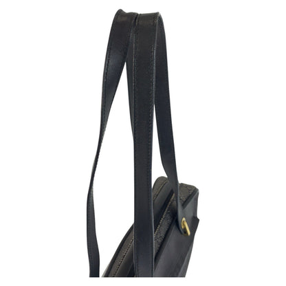 Gucci Shoulder Bag 92729 Gg Canvas, Leather Black Goldmetal Women