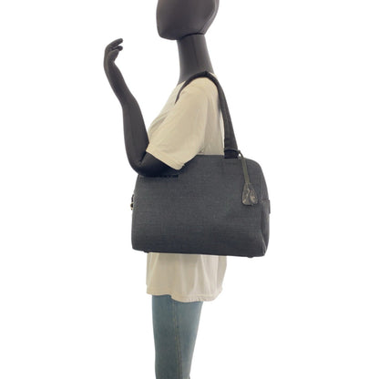 Prada Tote Bag Canvas Grey Black Silvermetal Tote Bag Shoulder Bag Unisex Prada Sports Women
