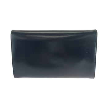 Gucci Shoulder Bag 26 004 0297 Leather Black Goldmetal Shoulder Bag Clutch Bag 2Way Old Gucci Women