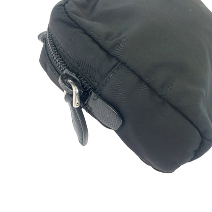 Prada Pouch Nylon Black Test Triangle With Logo