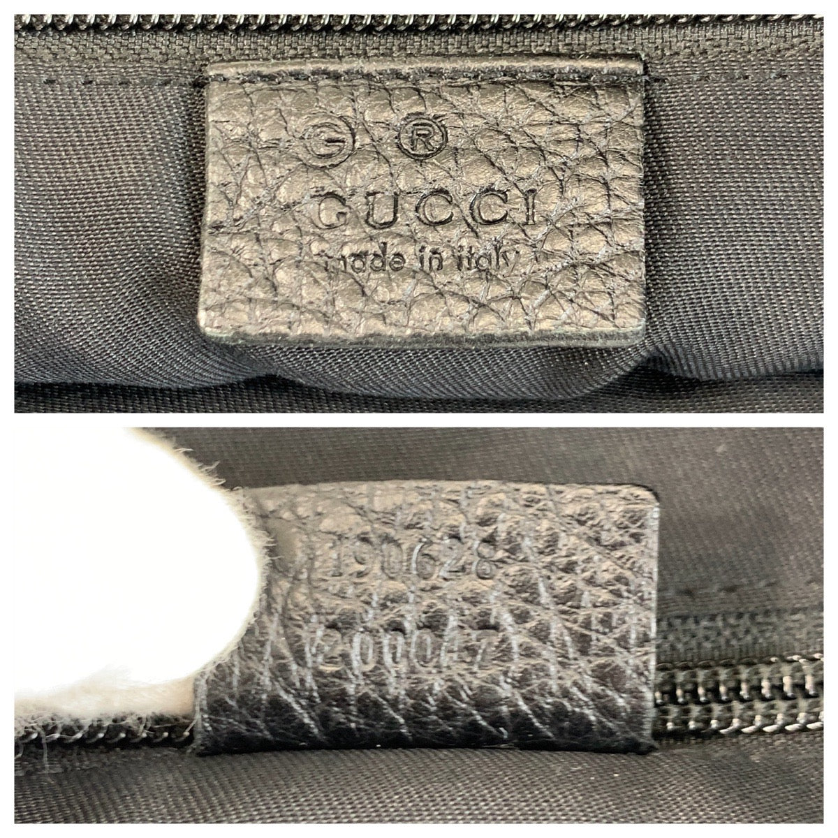 Gucci Shoulder Bag 190628 Nylon, Leather Black Silvermetal Shoulder Bag Messenger Bag Gg Pattern