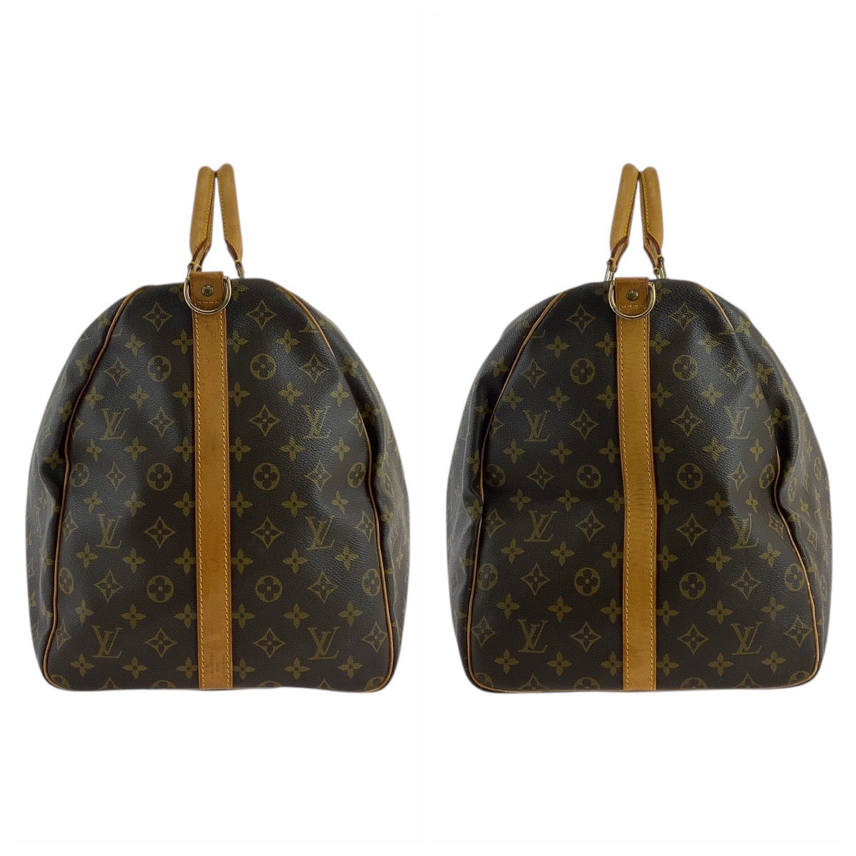 Louis Vuitton Boston Duffel Bag M41412 Pvc, Leather Brown Gold Metal Boston Duffel Bag Shoulder Bag