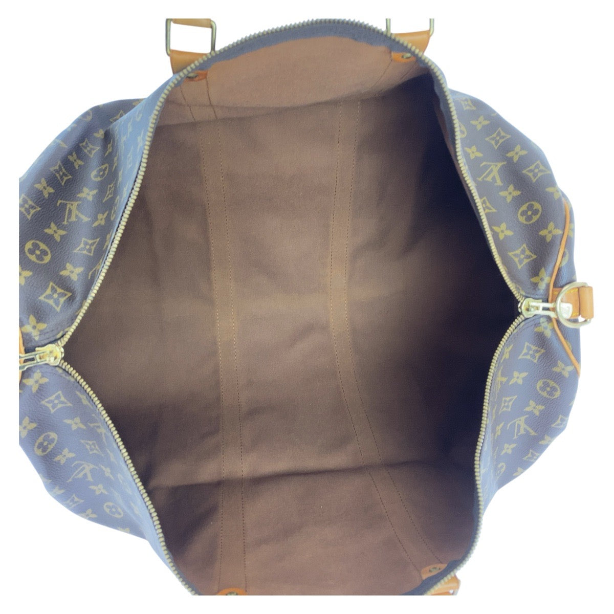 Louis Vuitton Boston Duffel Bag M41412 Pvc, Leather Brown Gold Metal Boston Duffel Bag Shoulder Bag
