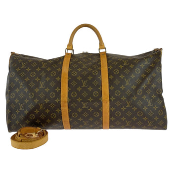 Louis Vuitton Boston Duffel Bag M41412 Pvc, Leather Brown Gold Metal Boston Duffel Bag Shoulder Bag