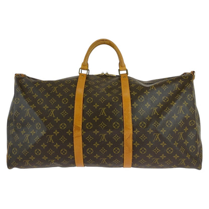 Louis Vuitton Boston Duffel Bag M41412 Pvc, Leather Brown Gold Metal Boston Duffel Bag Shoulder Bag