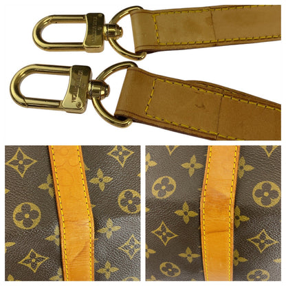 Louis Vuitton Boston Duffel Bag M41412 Pvc, Leather Brown Gold Metal Boston Duffel Bag Shoulder Bag