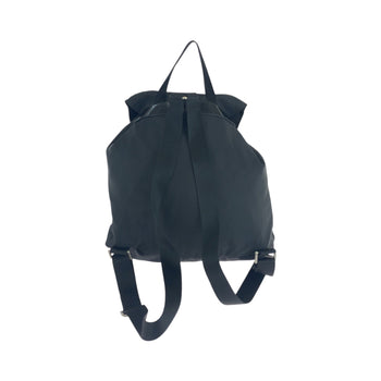 Prada Backpack Nylon Black Silvermetal Backpack Backpack Test Triangle With Logo Women