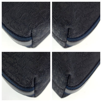 Dior Shoulder Bag Canvas, Leather Black Silvermetal Shoulder Bag Messenger Bag Trotter Oblique