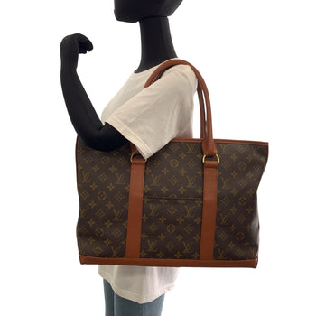 Louis Vuitton Tote Bag M42425 Pvc Brown Gold Metal Tote Bag Shoulder Bag Monogram Weekend Pm