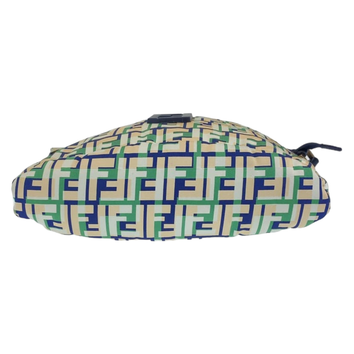 Fendi Shoulder Bag Canvas Green Pink Navy Crossbody Shoulder Bag Messenger Bag Zucca Pattern Ff