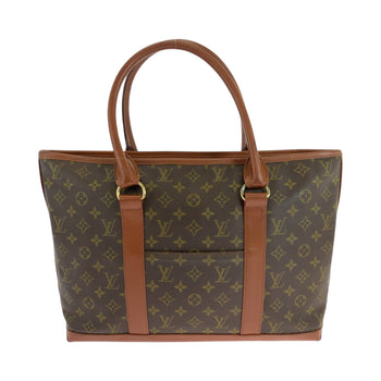 Louis Vuitton Tote Bag M42425 Pvc Brown Gold Metal Tote Bag Shoulder Bag Monogram Sack Weekend Pm