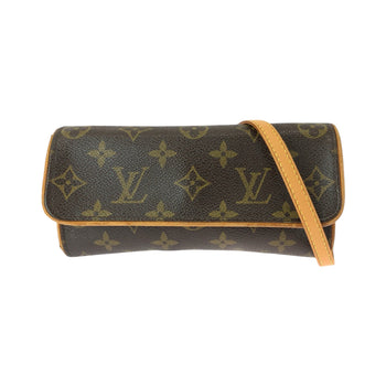 Louis Vuitton Shoulder Bag M51854 Pvc Brown Gold Metal Shoulder Bag Pochette Monogram Pochette Twin