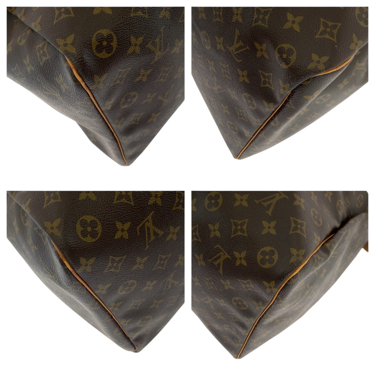 Louis Vuitton Boston Duffel Bag M41422 Pvc Brown Gold Metal Boston Duffel Bag Handbag Monogram