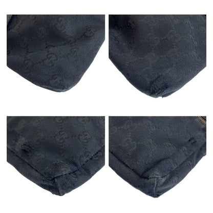 Gucci Waist Bag 28566 Gg Canvas Black Silvermetal Waist Bag, Sling Bag, Bum Bag Mens
