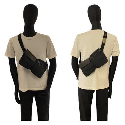 Gucci Waist Bag 28566 Gg Canvas Black Silvermetal Waist Bag, Sling Bag, Bum Bag Mens