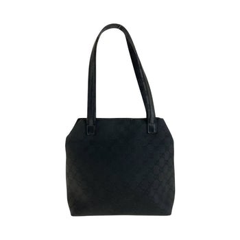 Gucci Shoulder Bag 002 1076 Gg Canvas Black Black Shoulder Bag Women