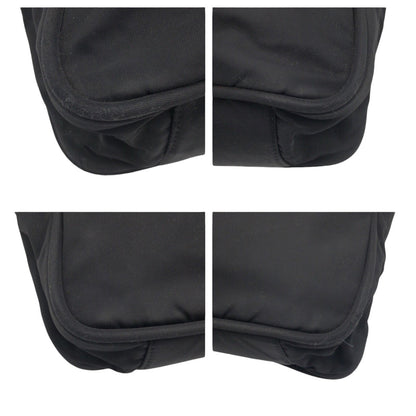 Prada Tote Bag Nylon Black Black Tote Bag Shoulder Bag Handbag Test Triangular Logo Women