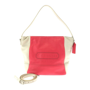 Coach Shoulder Bag L1280-23711 Leather Pink Ivory Silvermetal Shoulder Bag 2Way Women