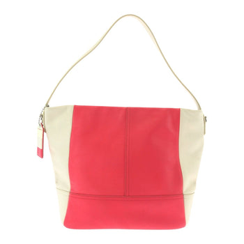 Coach Shoulder Bag L1280-23711 Leather Pink Ivory Silvermetal Shoulder Bag 2Way Women