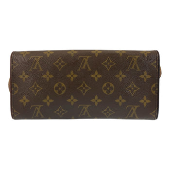Louis Vuitton Shoulder Bag M51852 Pvc Brown Monogram Pochette Twin Gm