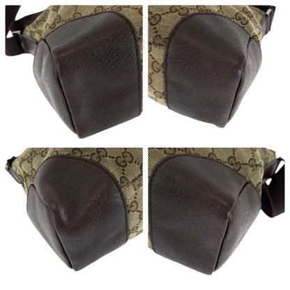 Gucci Shoulder Bag 114273 Gg Canvas Brown Beige Silvermetal Shoulder Bag Messenger Bag Women