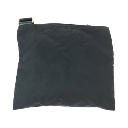 Prada Shoulder Bag Nylon Black Shoulder Bag Pochette Test Triangle With Logo Women