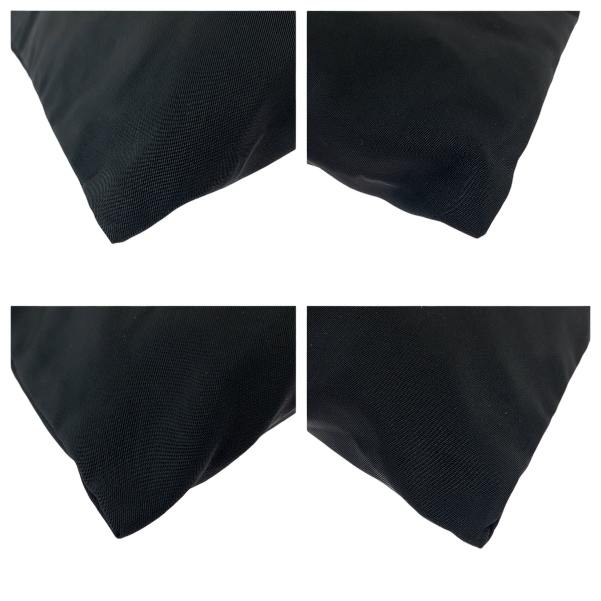 Prada Shoulder Bag Nylon Black Shoulder Bag Pochette Test Triangle With Logo Women