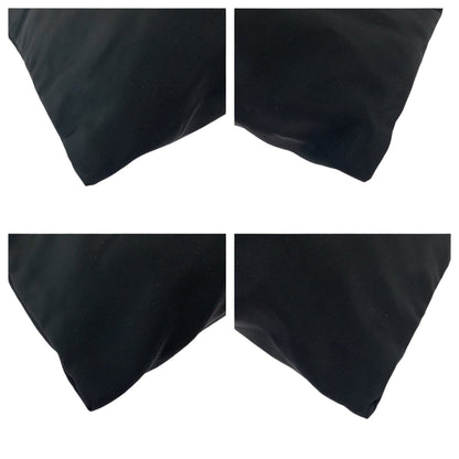 Prada Shoulder Bag Nylon Black Shoulder Bag Pochette Test Triangle With Logo Women