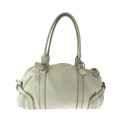 Prada Handbag Leather White Handbag Shoulder Bag Women