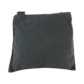 Prada Shoulder Bag Nylon Black Silvermetal Shoulder Bag Messenger Bag Test Triangle With Logo Women