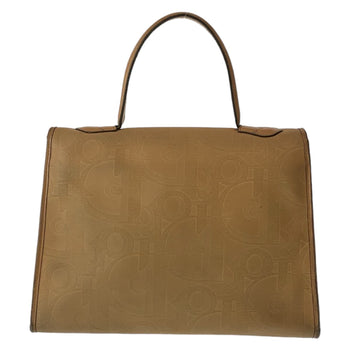 Dior Shoulder Bag Coated Canvas, Leather Brown Beige Gold Metal Shoulder Bag Handbag 2Way Trotter