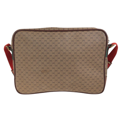 Gucci Shoulder Bag 019 39 0107 Pvc Brown Gold Metal Crossbody Shoulder Bag Unisex Old Gucci Shelly