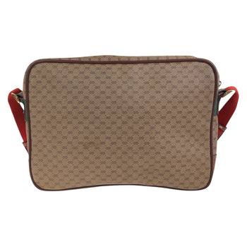 Gucci Shoulder Bag 019 39 0107 Pvc Brown Gold Metal Crossbody Shoulder Bag Unisex Old Gucci Shelly