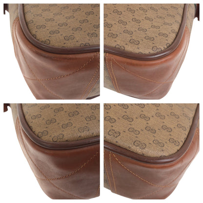 Gucci Shoulder Bag 019 39 0107 Pvc Brown Gold Metal Crossbody Shoulder Bag Unisex Old Gucci Shelly